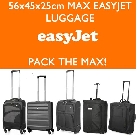 cabin suitcase 56x45x25 easyjet.